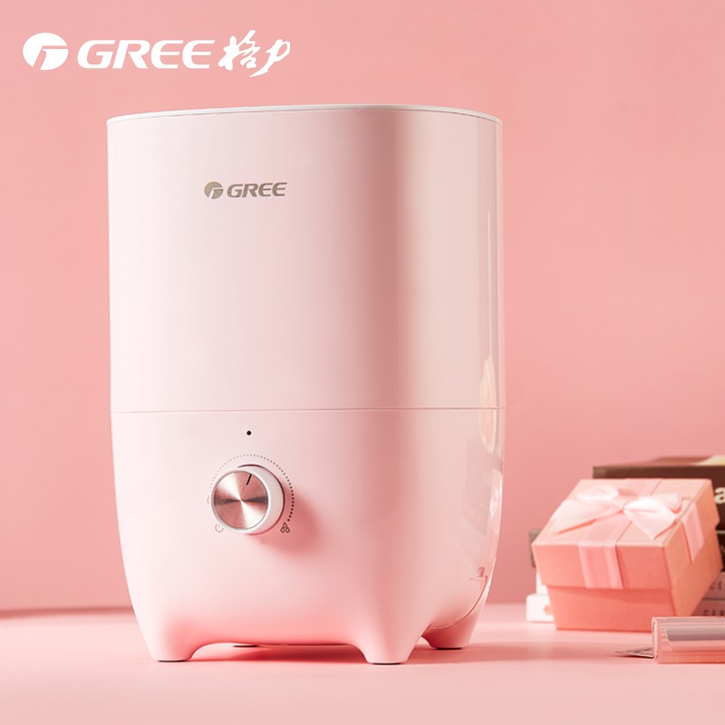格力（GREE）加湿器 低噪迷你办公室卧室家用带香薰盒加湿孕妇婴儿可用(SC-25X68)
