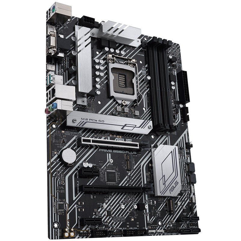  华硕（ASUS）PRIME B560-PLUS主板 支持 CPU 11600KF/11400F/10600KF/10400F（Intel B560/LGA 1200）