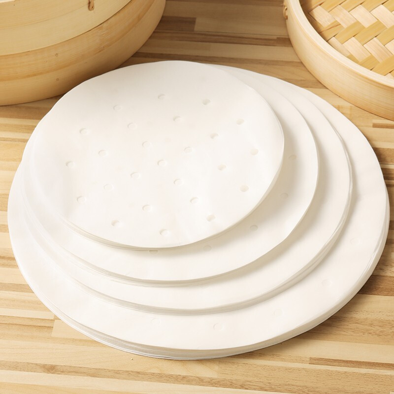 点评拜杰蒸笼纸包子垫纸蒸包子纸蒸馒头纸不粘家用笼屉纸 直径27cm