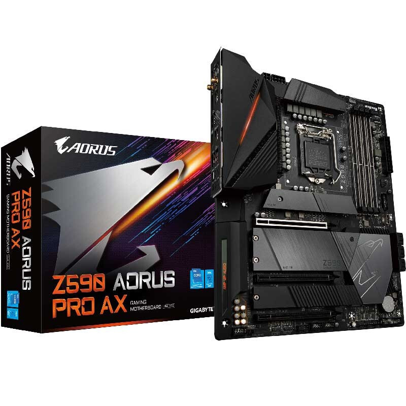 技嘉 小雕PRO Z590 AORUS PRO AX 主板 支持CPU 11900K/10900K/11700K/显卡3070/3080(Intel Z590/LGA 1200)