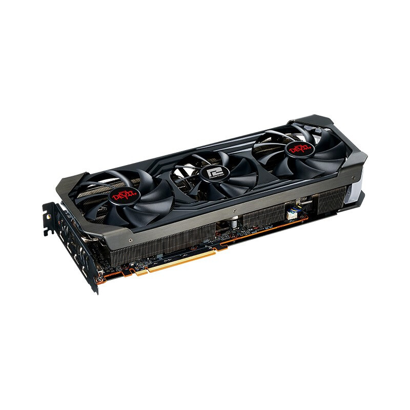 撼讯（PowerColor）AMD RADEON RX6700XT 红魔 12GB GDDR6 192-bits 7nm 三风扇六热管 高频游戏显卡