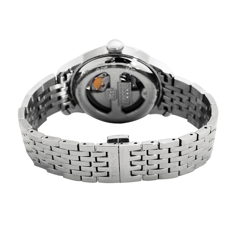 天梭(TISSOT)瑞士手表 力洛克系列钢带机械男士手表T006.407.11.052.00