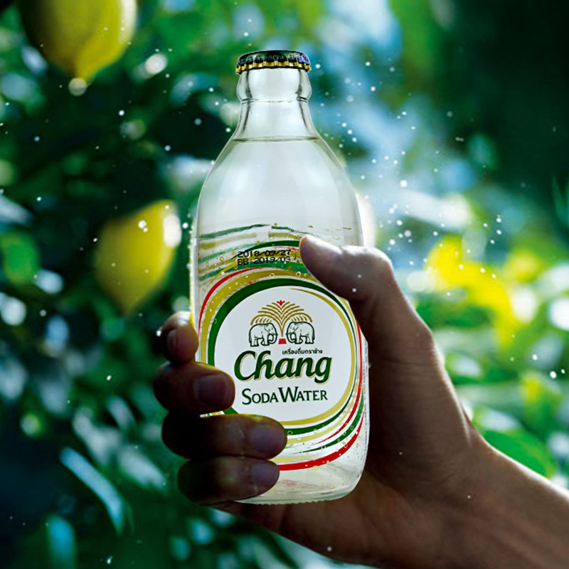 泰象牌大象（chang）含气苏打水 325ml*24瓶/箱 泰国进口气泡水 1号会员店
