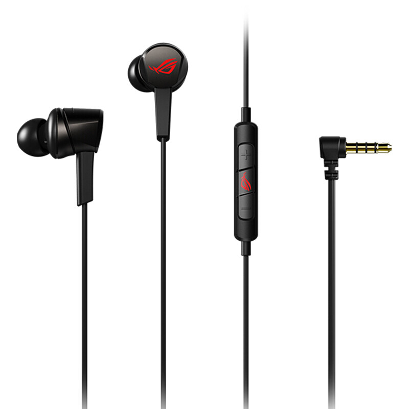 ROG降临标准版 入耳式游戏耳机3.5mm 游戏手机配件 环绕7.1音效 内置麦克风 有线耳机 3.5mm版本