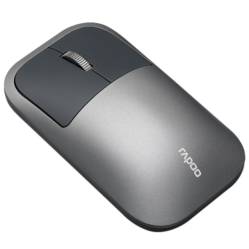 雷柏（Rapoo） M700充电版 无线蓝牙鼠标 办公鼠标 静音鼠标 便携鼠标 人体工程学 充电鼠标 笔记本鼠标 灰色