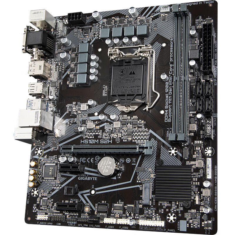 技嘉（GIGABYTE）H510M S2H 主板 支持CPU 10400F/10105F/G6405/G5905（INTEL H510/LGA 1200）