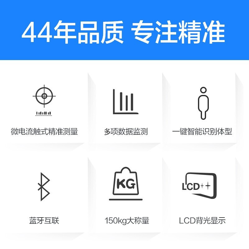 【現(xiàn)貨速發(fā)】香山體重秤電子秤人體稱重智能體脂秤家用精準(zhǔn)健身減肥脂肪秤 白色	【電池款】圓形電極片