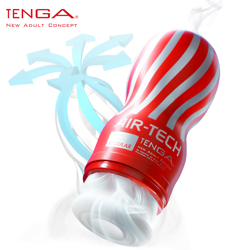 TENGA 日本进口 飞机杯男用自慰器男性 性成人情趣用品玩具 AIR-TECH 红色标准