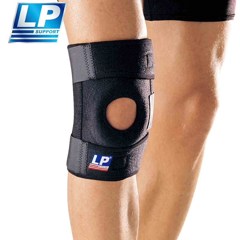 LP733运动护膝双弹簧支撑跑步篮球登山膝关节髌骨半月板深蹲稳固护具男女士通用 加大码