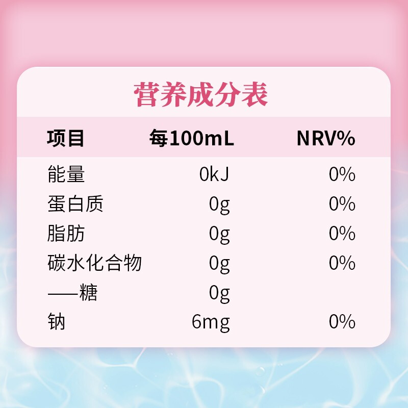 小蘇先生 小蘇蘇打氣泡水飲料白桃味 零糖0脂零卡汽水500ml*24瓶整箱裝