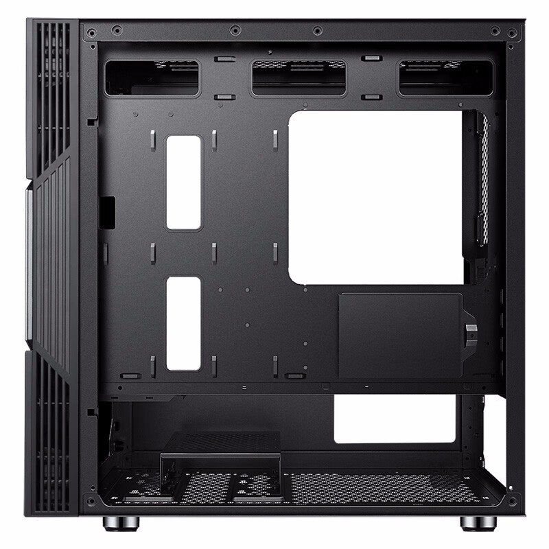 先马（SAMA）平头哥U6 台式游戏电脑小机箱 标配20cm 炫彩ARGB风扇/支持M-ATX主板、顶部240水冷/玻璃全侧透
