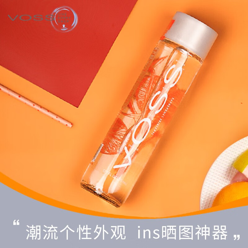 挪威原裝進(jìn)口 芙絲（VOSS）柑橘檸檬草蘇打氣泡水飲料 無(wú)糖375ml*12瓶（玻璃瓶） 整箱裝