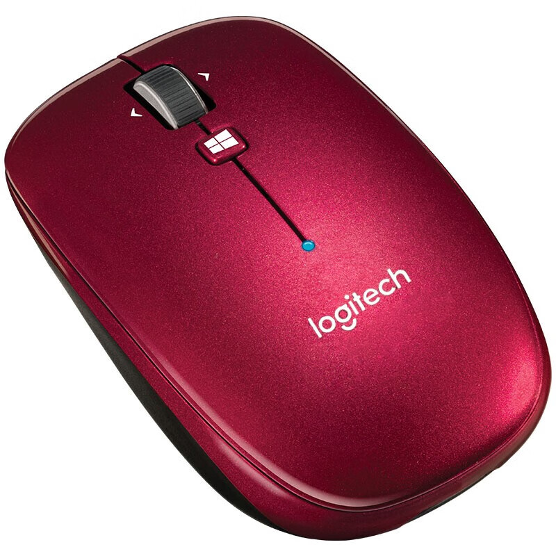 罗技（Logitech）M557(M558)蓝牙鼠标 无线办公鼠标 电脑笔记本台式机通用对称鼠标 红色