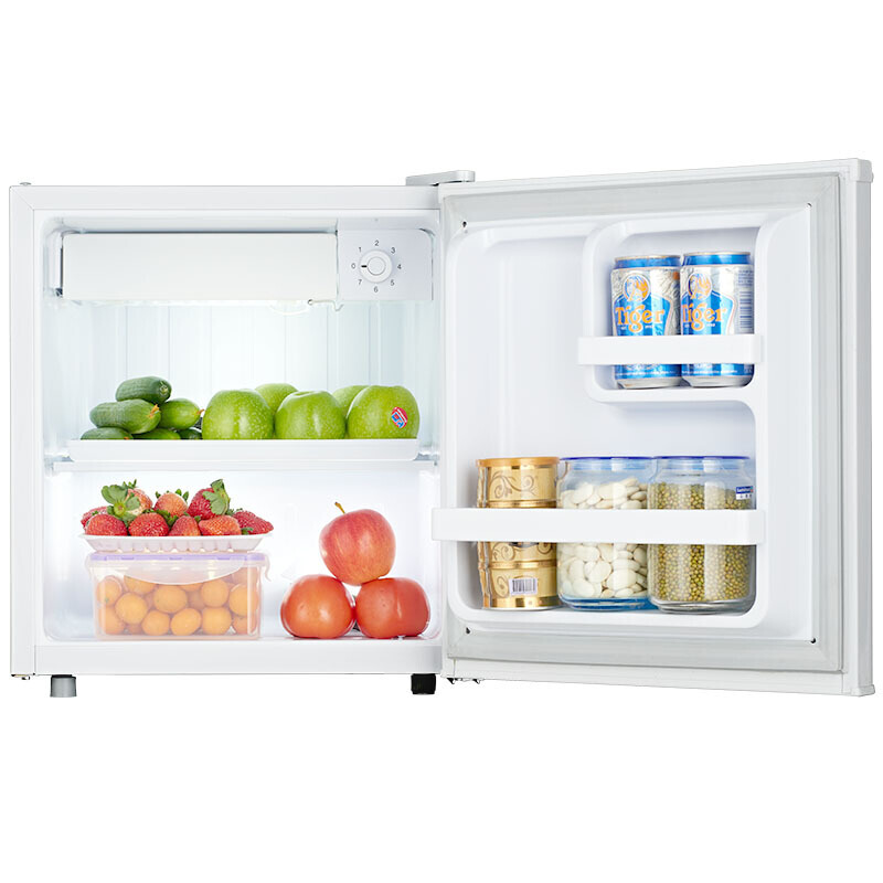 奥克斯（AUX）家用单门迷你小型冰箱 冷藏保鲜小冰箱 宿舍租房电冰箱 BC-50P80  50升珍珠白 冷藏+微冷冻