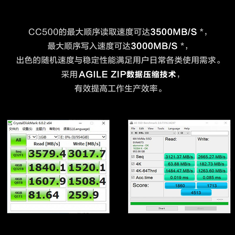 海康威视（HIKVISION）1TB SSD固态硬盘 M.2接口(NVMe协议) CC500系列 读速高达3500MB/s