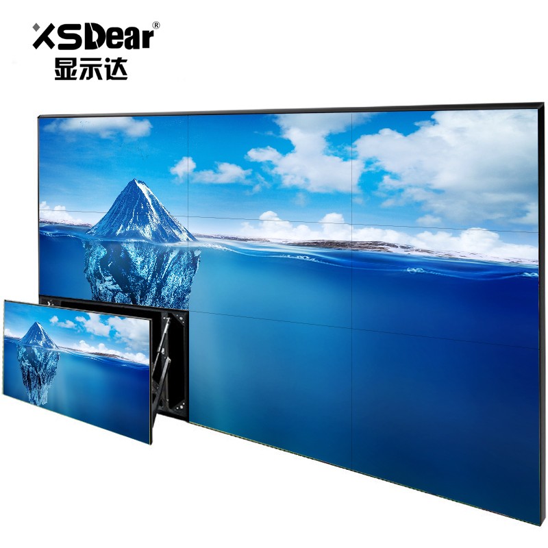 顯示達（XSDear）55英寸1.8mm液晶拼接屏幕電視墻led監控顯示器LG無縫拼接大屏幕會議室顯示屏 GG5518Z