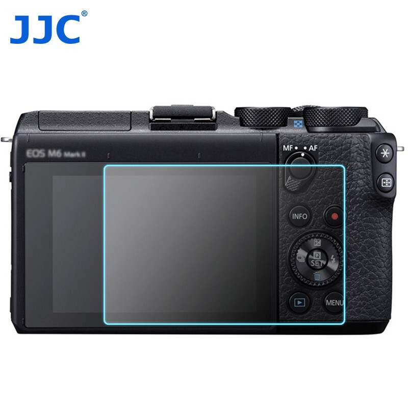 JJC 适用佳能M6二代钢化膜m6 mark 2代 M50 M50II M100 G1X3 G5X2 G7X2 G9X2相机屏幕保护贴膜 微单配件