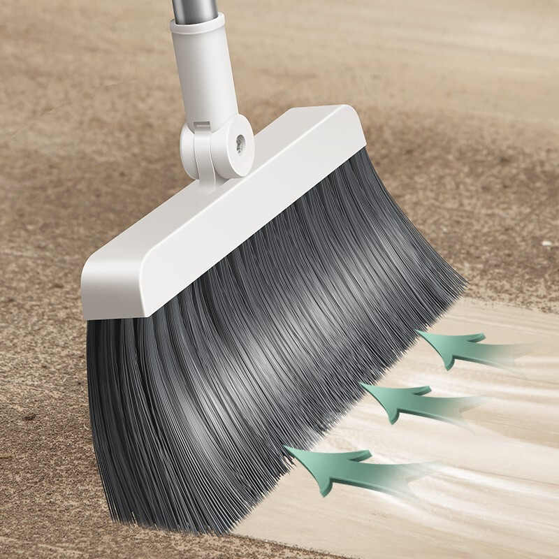 家杰优品 扫把簸箕套装 家用扫地扫头发 扫帚畚箕 防风梳齿型笤帚 可站立 两件套 S401