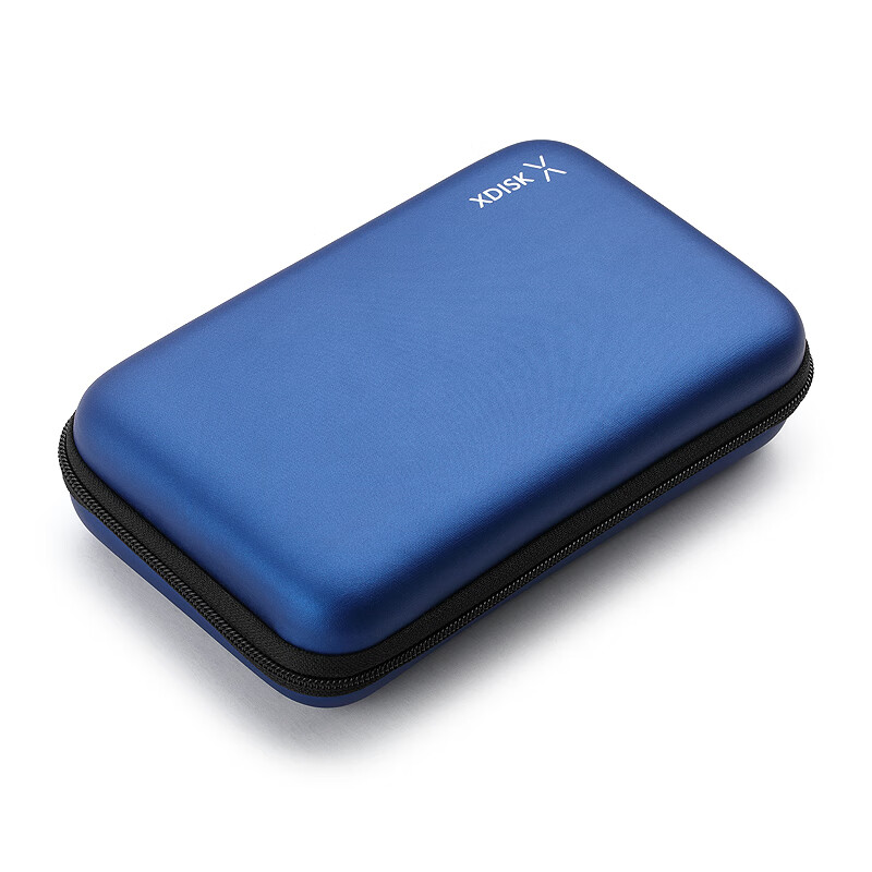 小盘 XDISK 2.5英寸移动硬盘包V3防摔抗压 硬壳保护套 便携式数码包 深蓝色