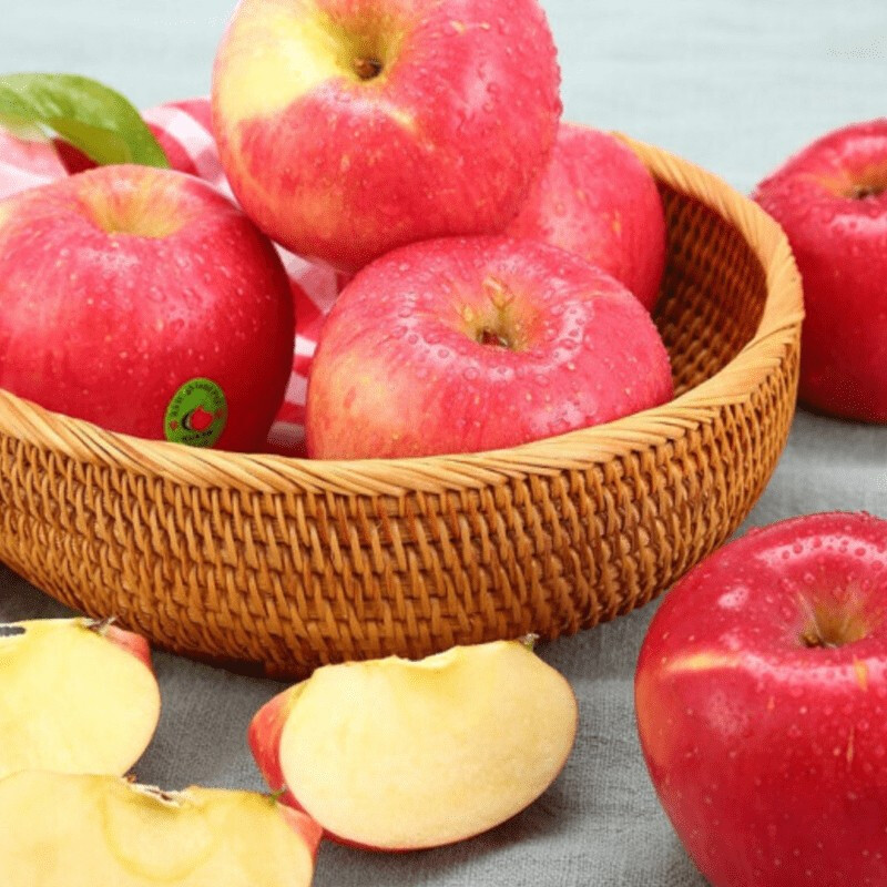 华圣 陕西洛川精品富士苹果9个装 2.8kg 一级铂金果 单果300-350g 果王礼盒 新鲜水果 中秋礼盒