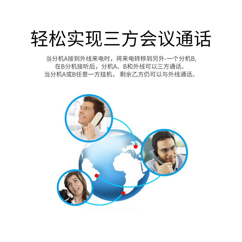 國威程控電話交換機4進16出集團企業(yè)總機 內(nèi)部分機小門數(shù)小企業(yè)桌面式語音導航即插即用交換機GW200