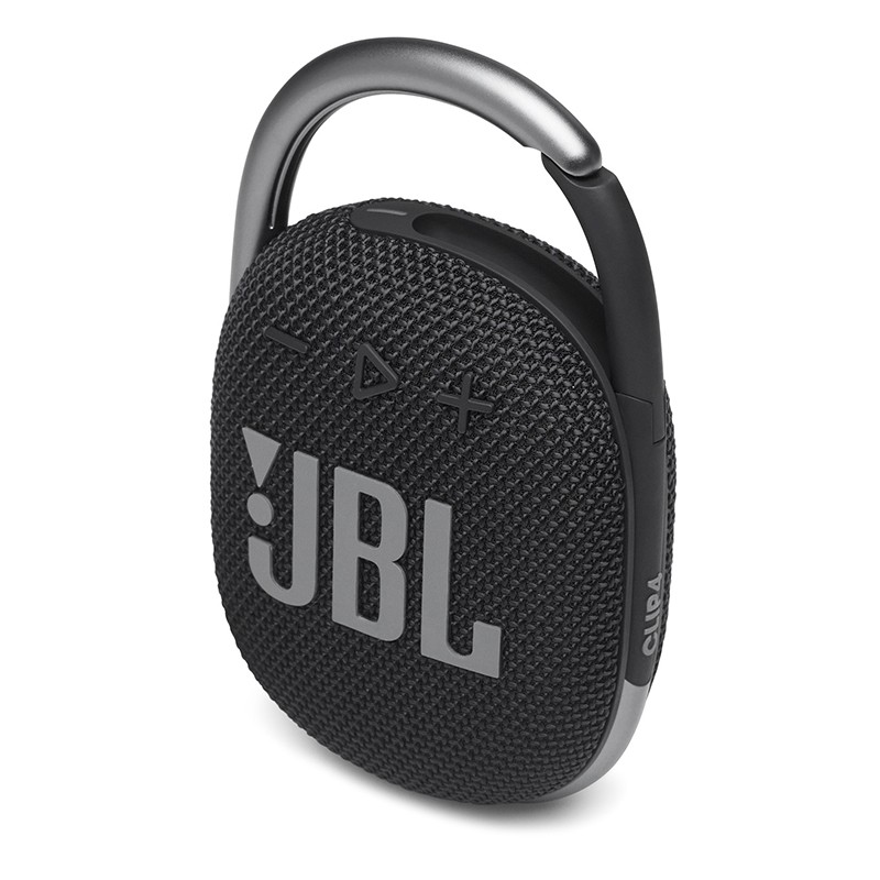 JBL CLIP4 无线音乐盒四代 蓝牙便携音箱+低音炮 户外音箱 迷你音响 IP67防尘防水 超长续航 一体式卡扣 黑色