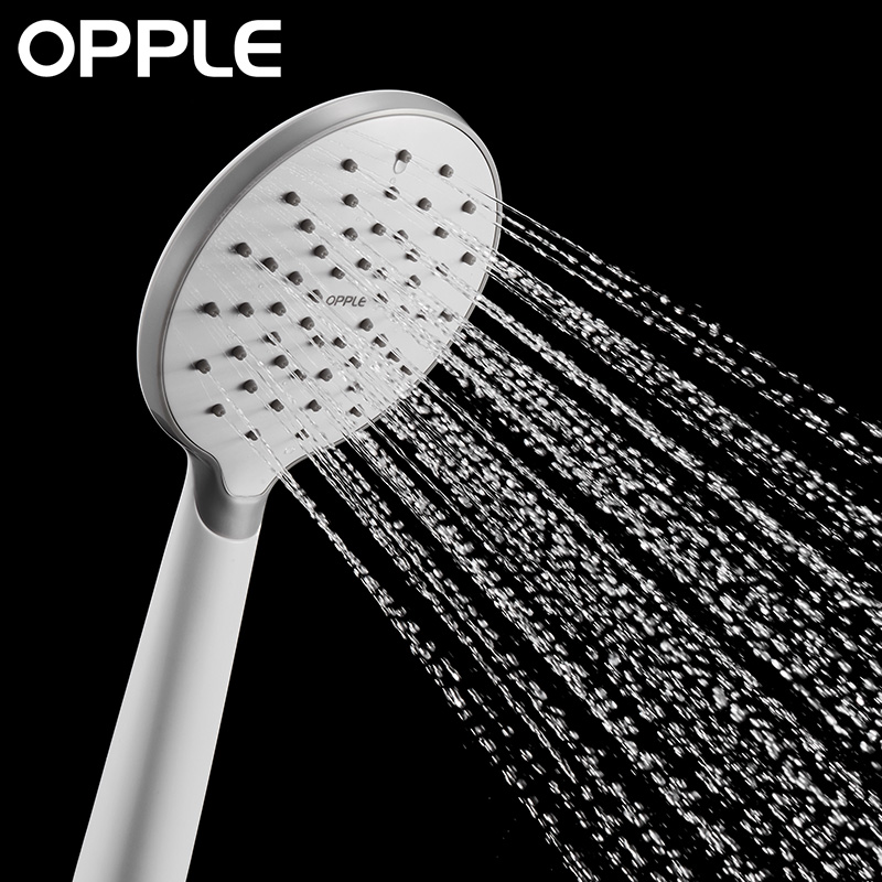 欧普照明（OPPLE）卫浴淋浴花洒喷头 浴室手持增压节水莲蓬头 淋雨热水器 单向增压手持 增压花洒