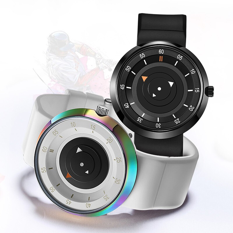 美职棒mlb情侣手表男女士创意无指针新概念欧美表运动防水夜光潮流