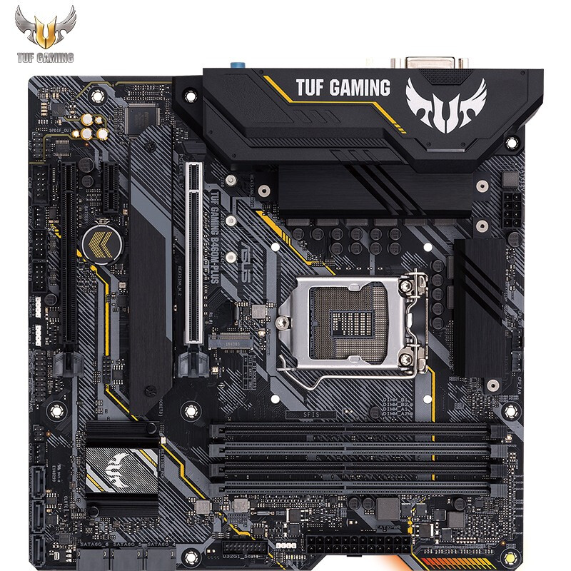 华硕（ASUS）TUF GAMING B460M-PLUS重炮手主板 支持 CPU 10500/10400/10400F（Intel B460/LGA 1200）