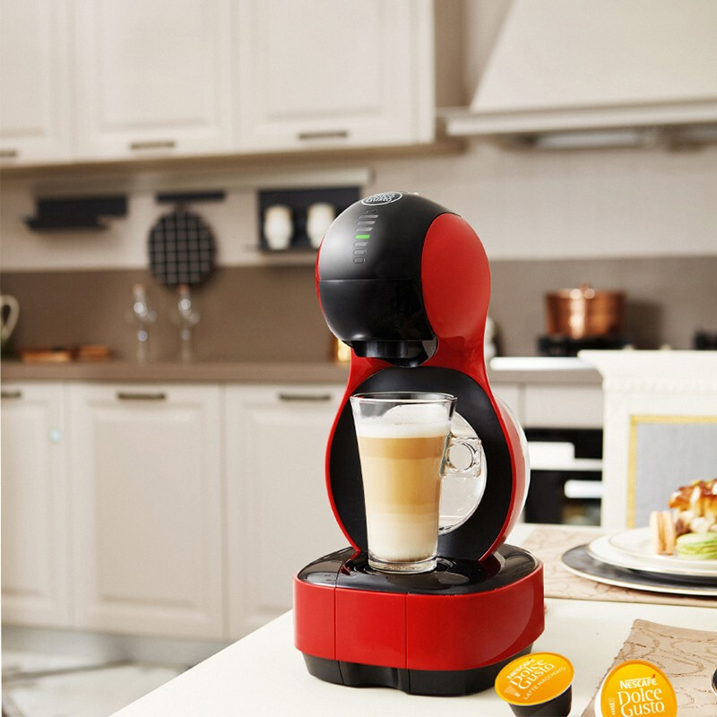 雀巢多趣酷思(Nescafe Dolce Gusto) 入門款咖啡機(jī) 家用 全自動(dòng)膠囊機(jī) Lumio 櫻桃紅