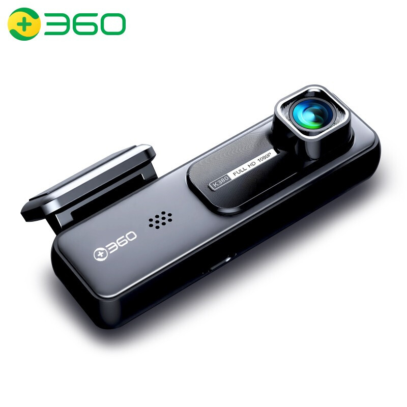 360行车记录仪K380套装版 微光夜视 高清录影 智能语音 隐藏式安装（内含32G高速tf卡） 