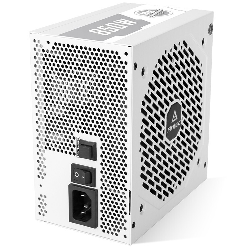 安钛克 Antec NE850 白色金牌全模组/7年换新/台式机电脑主机机箱电源850W（双8pin/全日系电解电容）