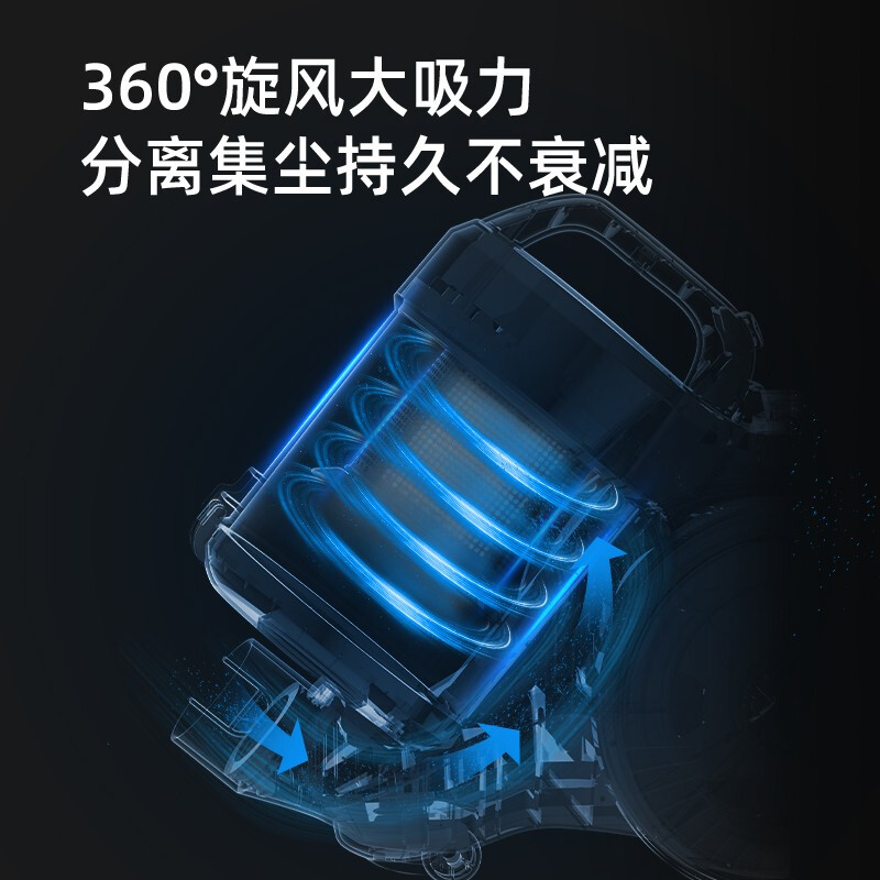 海爾（Haier）吸塵器HZW1207家用吸塵器 臥式吸塵器 大吸力