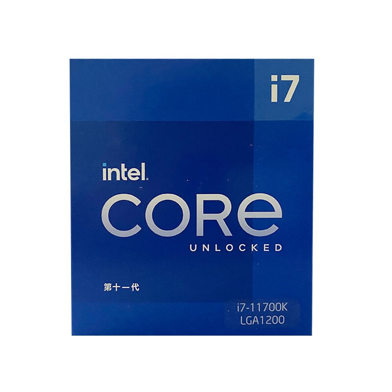 英特尔 Intel i7-11700K 8核16线程 盒装CPU处理器 