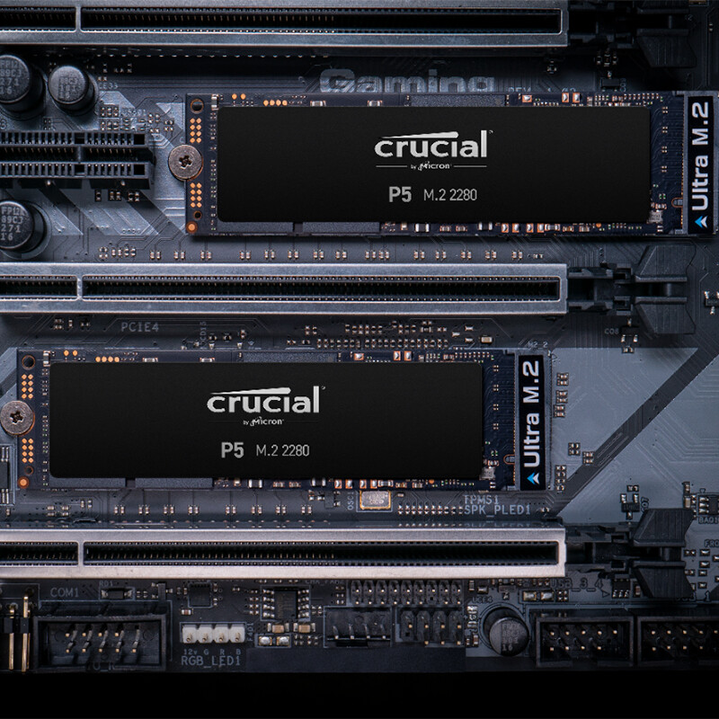 英睿达（Crucial）1TB SSD固态硬盘 M.2接口(NVMe协议) P5系列 游戏高速性能 美光原厂出品