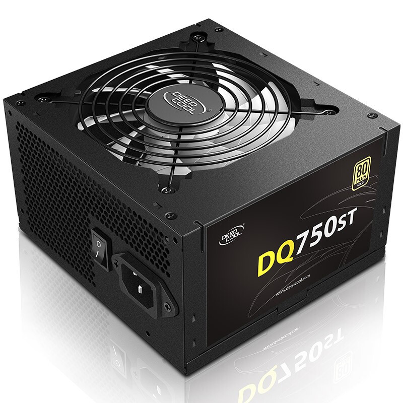 九州风神（DEEPCOOL）额定750W DQ750ST电源 台式机电脑 金牌电源（80PLUS金牌/全日系电容/十年质保）