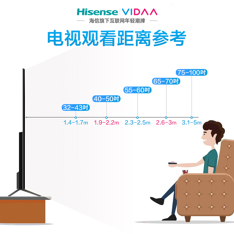 海信电视 Vidda 32V1F-R 海信32英寸 高清 智能操控 人工智能 悬浮全面智慧屏电视机