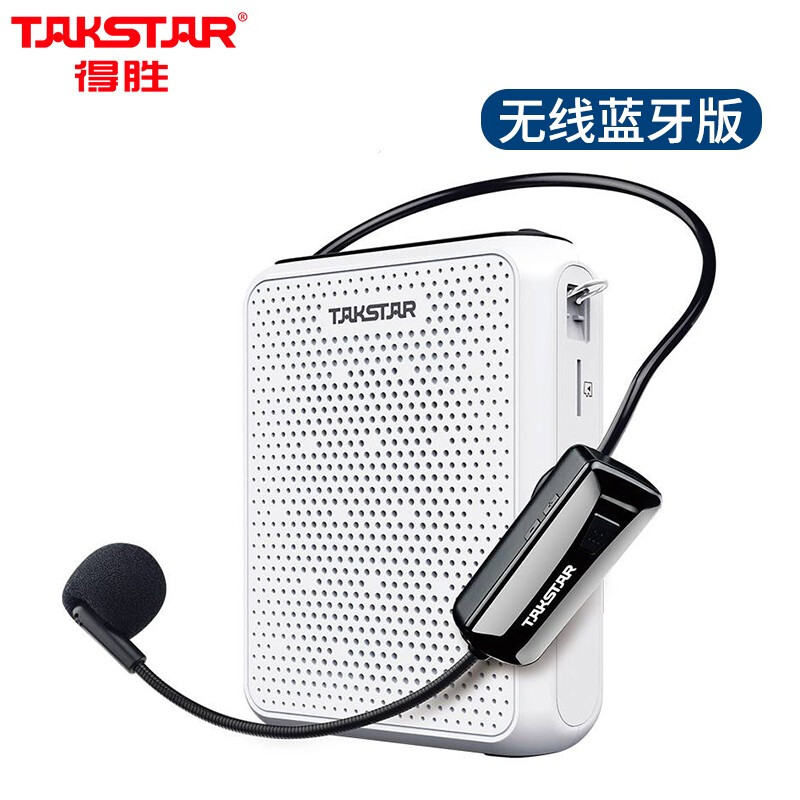 得胜（TAKSTAR）E300W 无线小蜜蜂扩音器教师专用大功率喇叭导游蓝牙小音箱FM收音机