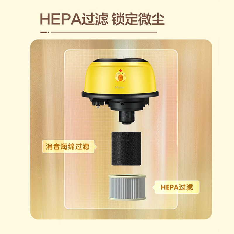 海尔（Haier）吸尘器桶式15L大容量干湿吹家用多用途强劲大吸力可工业用HZ-T615Y home