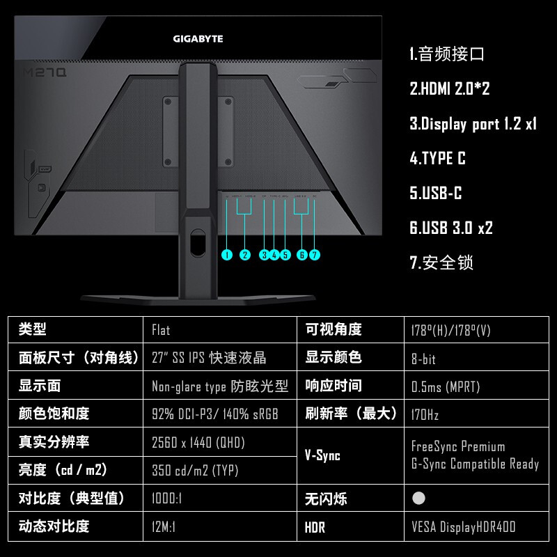 技嘉M27Q和G27Q哪个好用点-技嘉M27Q和G27Q深度对比_http://www.meifudie.com_好物_第3张