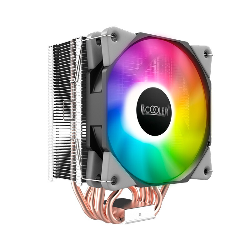 超频三（PCCOOLER）东海X7 CPU散热器（6热管/SRGB光效/包胶减震风扇/1200/1151/AM4螺丝扣具）