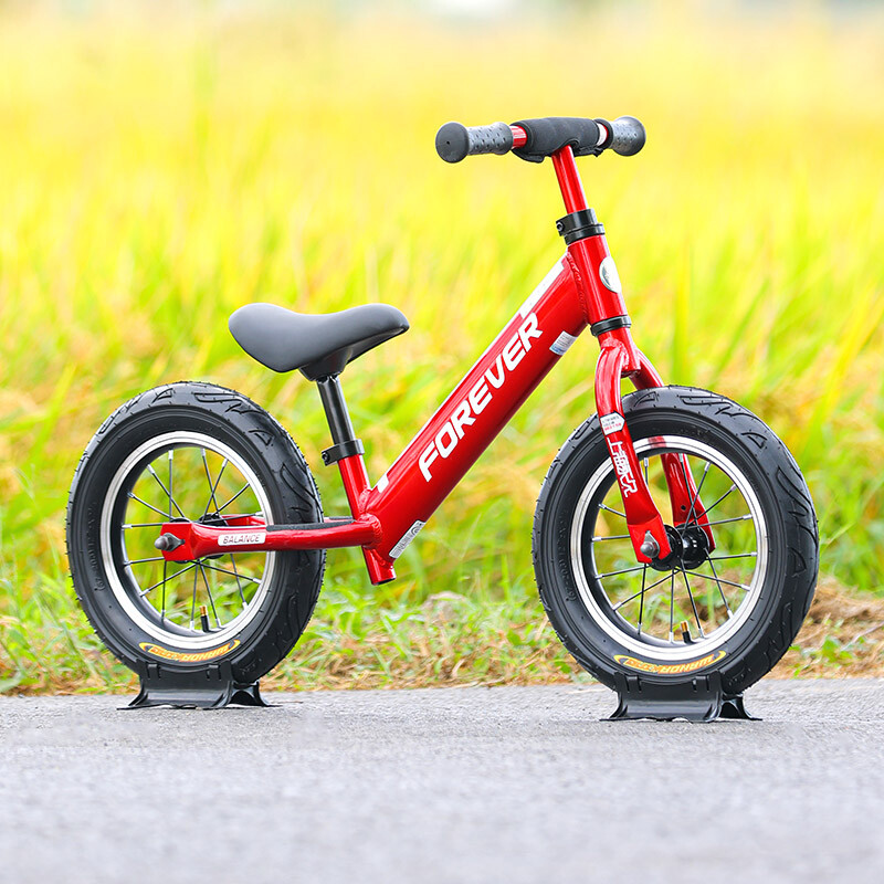 永久（FOREVER）儿童平衡车2-6岁滑步车幼儿男女宝宝车小孩两轮滑行车无脚踏自行车玩具单车学步车红色