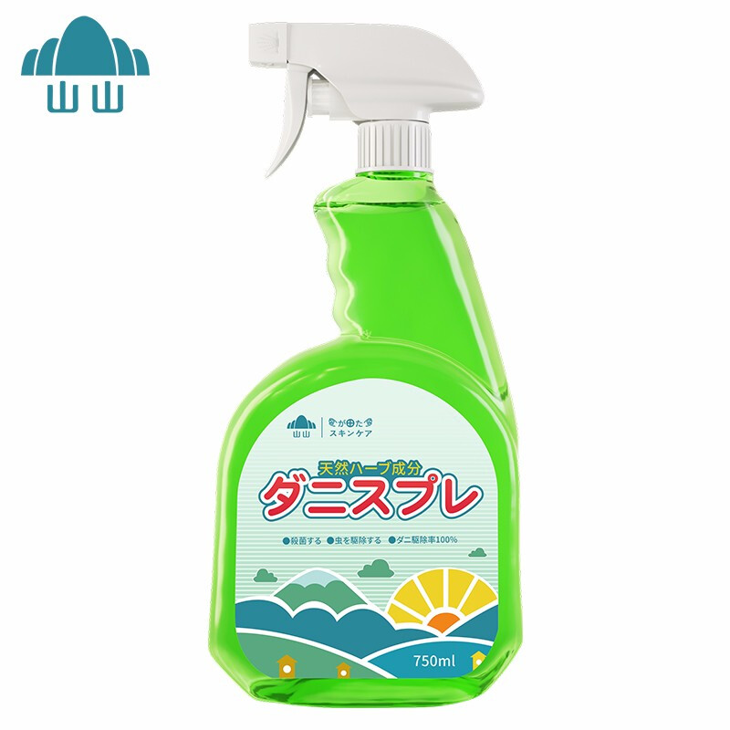 山山 750ml日本进口原材料 除螨喷雾去螨虫喷剂床上螨立净除螨包母婴安全