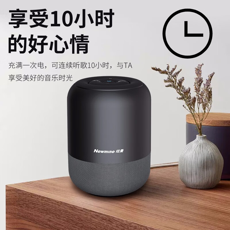 纽曼 Newmine BT51无线蓝牙音箱迷你小音响便携式插卡电脑桌面家用户外低音炮车载音响大音量