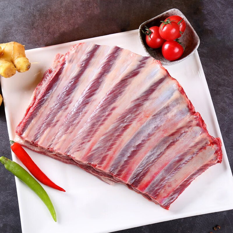 东阿阿胶 黑驴王子驴精肋排1kg/袋 精修驴排骨驴肋骨 驴肉生鲜 驴骨