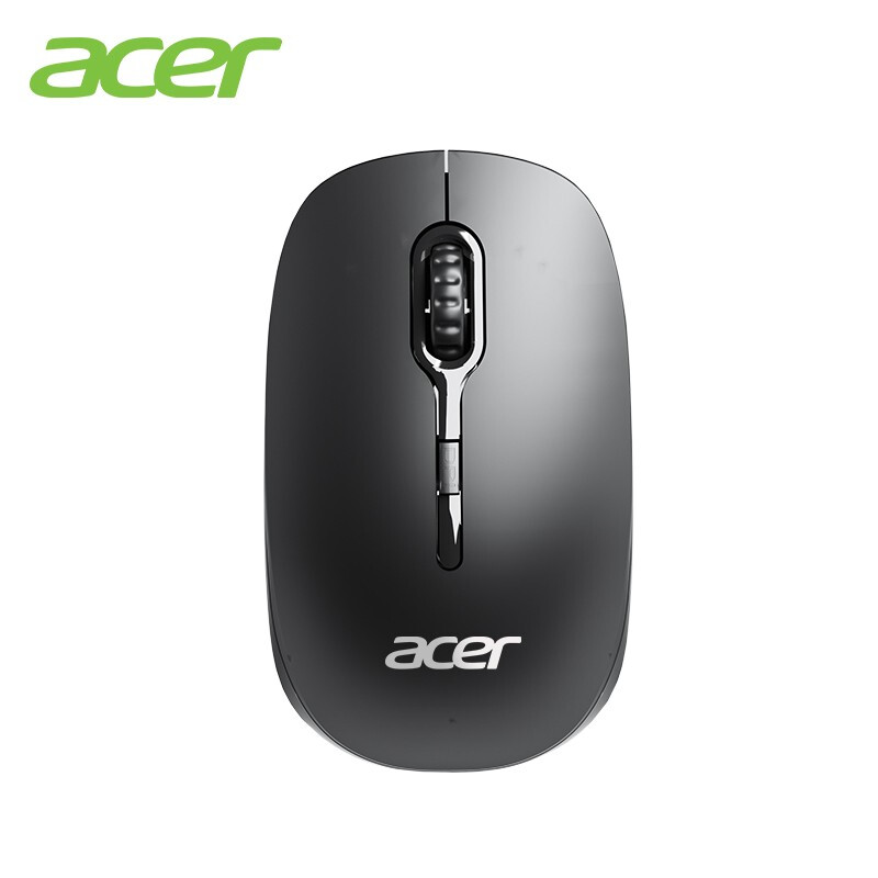 宏碁(acer)无线鼠标 2.4G无线传输 DPI调节 办公鼠标 对称鼠标 无线鼠标【黑色】