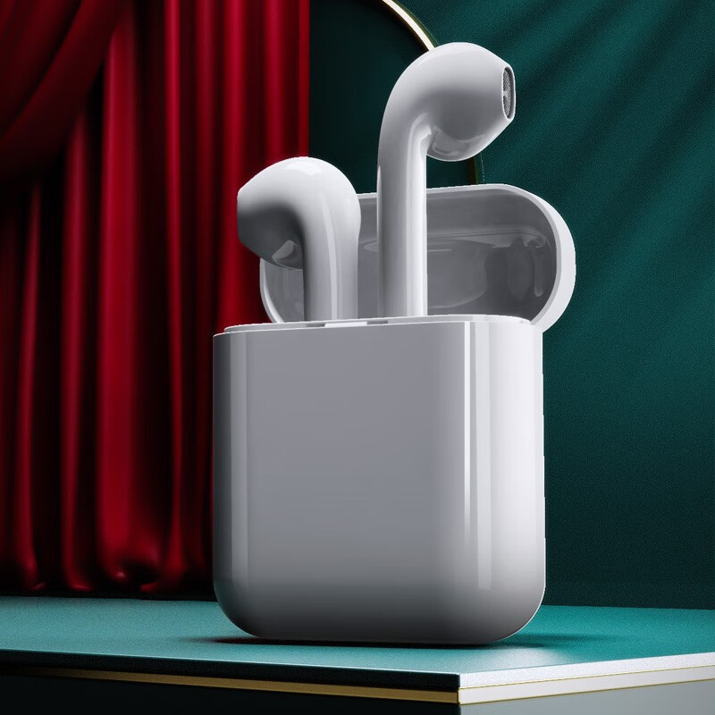 英菲克（INPHIC）i12真无线蓝牙耳机 适用于华为小米苹果iphone7/8/11/X/12/ Air双耳入耳式TWS手机耳机 白