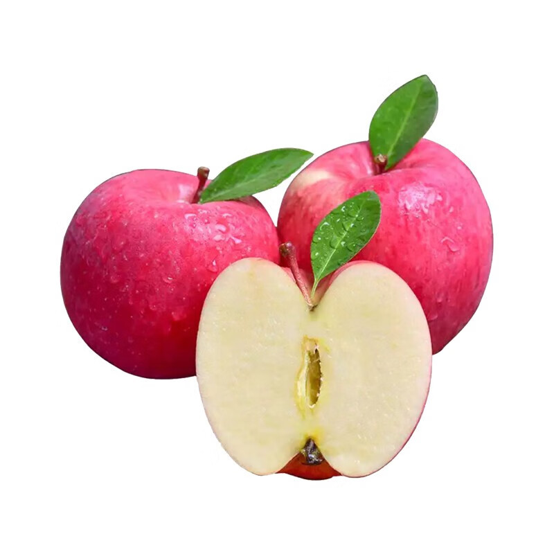 2021年新果甘肃静宁红富士苹果精品新鲜丑苹果臻品一级水果礼盒 净重 9斤中果一级