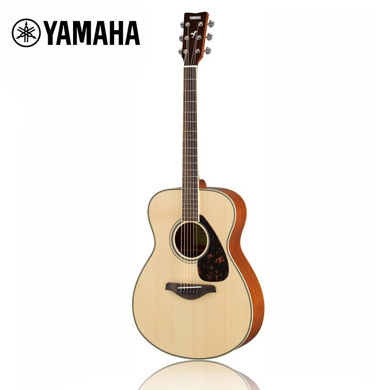 雅马哈（YAMAHA）FS800民谣吉他雅马哈吉他初学入门吉他男女吉它乐器吉他圆角单板民谣木吉他40英寸