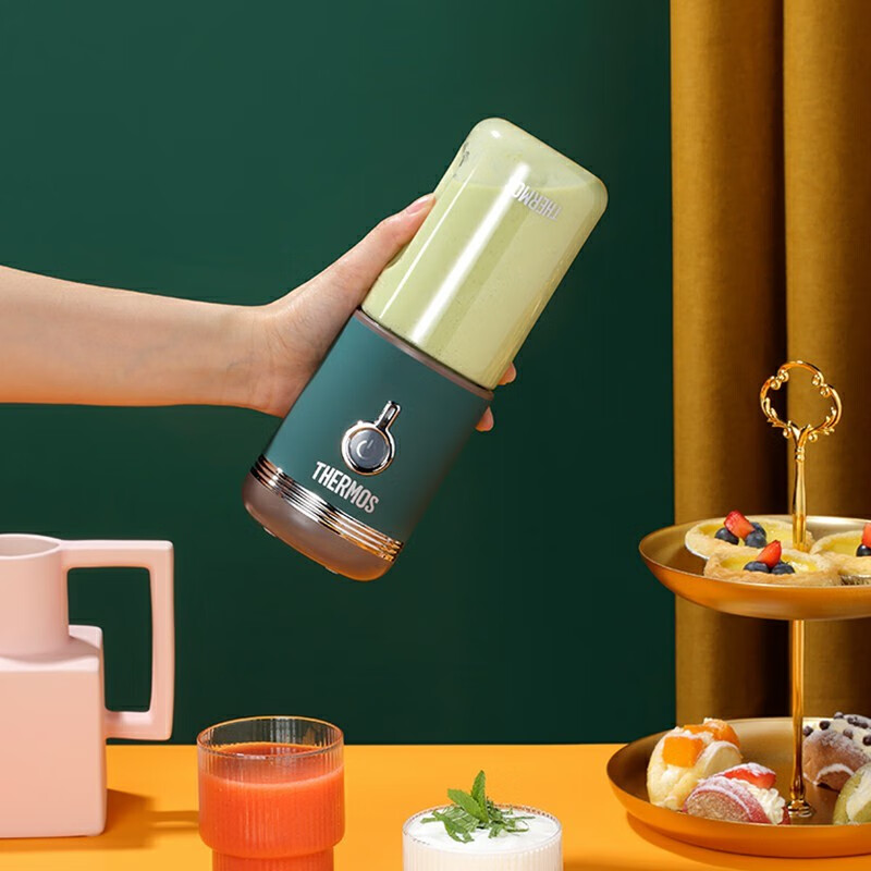 膳魔师（THERM0S）无线迷你小型家用榨汁机便携式果汁机水果料理机榨汁旅行便携杯 榨汁机
